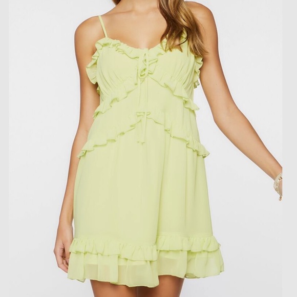 Ruffled Cami Mini Dress - Picture 6 of 10